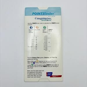 Weight Watchers Flex Points Finder Slide Calculator FlexPoints Plan 2004 USED